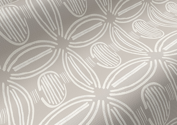 Geometric Tiles, Light Taupe - Twist&Fit Roller Blind - Image 4